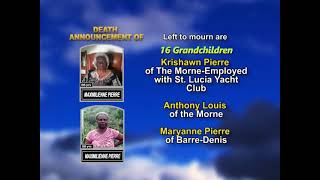 Maximilienne Pierre ~ Long Obituary