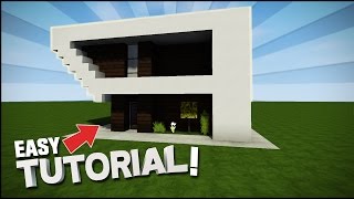 Minecraft House Tutorial: How To Build A Simple Modern House - Best Tutorial