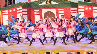 [4K] 関学よさこい連 炎流　にっぽんど真ん中祭り 2023 どまつり 前夜祭 (中央)