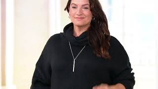 G.I.L.I. Long Sleeve Oversized Turtle Neck Sweater on QVC