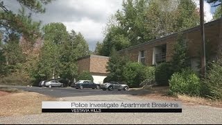 Vestavia Hills Apartment Burglaries