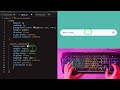 ASMR Programming - Coding Search Box - HTML CSS Only - No Talking
