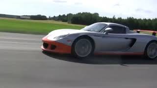 Extremely brutal dual streetrace Porsche Carrera GT vs tuned 911 GT2 997 by Hans Dahlbäck QFhApJj