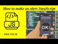 how to make an alert in javascript | #js #js6 #alert #popup