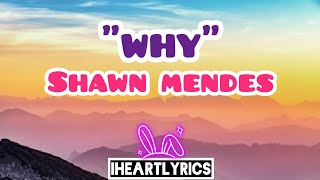 Why - Shawn Mendes (Lyrics) | IHeart Lyrics
