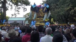 ２０１４年１０月１８日新居浜太鼓祭り、川西地区・一宮神社「江口太鼓台」