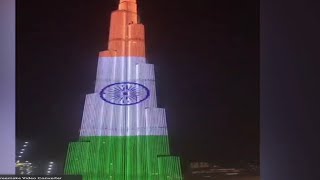 ബൂർജ് ഖലീഫയിൽ പതാകകൾ പ്രദർശിപ്പിച്ചു |India Pakistan Flag