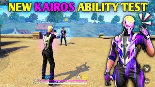 NEW KAIROS CHARACTER ABILITY FULL DETAILS || NEW BEST CHARACTER IN FF || NEW KAI