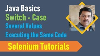19D. Java Basics for Selenium - Switch Case - Several Values Executing the Same Code