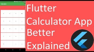 Flutter Calculator App with Explanation [Tutorial]