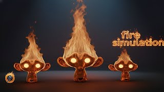 How To Make Fire Simulation || Blender 4.5