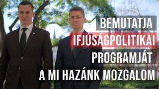 Bemutatjuk a Mi Hazánk Mozgalom ifjúságpolitikai programját