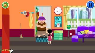 Basic Safety Knowledge for kids  Never open the Door for Strangers   Kids Learn to Safety App