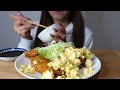 【咀嚼音】牡蠣フライと白身フライを食べる【eating sounds asmr 먹방】