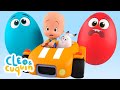 Surprise eggs with cars 🚖! Learn the colors with Cuquín and the mochipanda