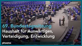 Bundeshaushalt 2023: 69. Sitzung des Deutschen Bundestages