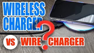 💁🏻‍♂️ Review FDGA Wireless charger vs Charging via Wire. What the best wireless charger?