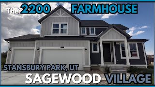 2200 FARMHOUSE | Ivory Homes | Stansbury Park UTAH | 4 Bed | 2.5 Bath | 3903 SF | New Construction