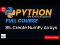 NumPy Array in Python | Create NumPy Arrays | NumPy Arrays
