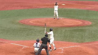 ＜ドラフト2020 東北楽天イーグルス1位指名＞早稲田大学　早川 隆久 投手  打撃シーン：東京六大学野球2020秋季リーグ戦