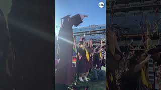 Arizona State University undergraduate students celebrate winter commencement