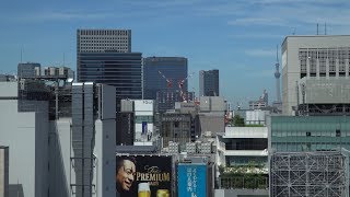 【ミュージアムタワー京橋】旧ブリヂストン本社ビル跡地 (仮称)京橋一丁目東地区永坂産業京橋ビル新築工事の建設状況（2018年6月30日）