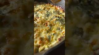 Cast Iron #spinach Artichoke Dip | #recipe in the description! 🤤🤤