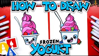 How To Draw Funny Frozen Yogurt