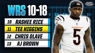 Pros & Cons of Wide Receivers Ranked 10-18! Round 2-3 WR Breakdown! | 2026 Fantasy Football Advice