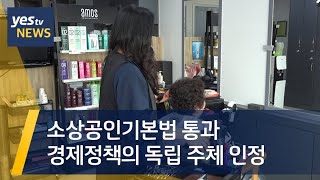 [yestv뉴스] ‘소상공인기본법’ 통과…경제정책의 독립 주체 인정