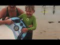 fatstick inflatable body board in action in polzeath