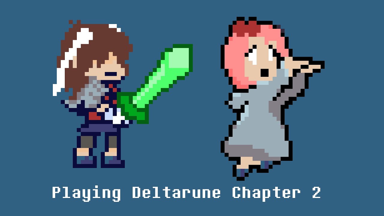 Playing Deltarune Chapter 2 Youtube