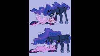 mlp comics. Prinsess Luna and Prinsess Twilight🦄