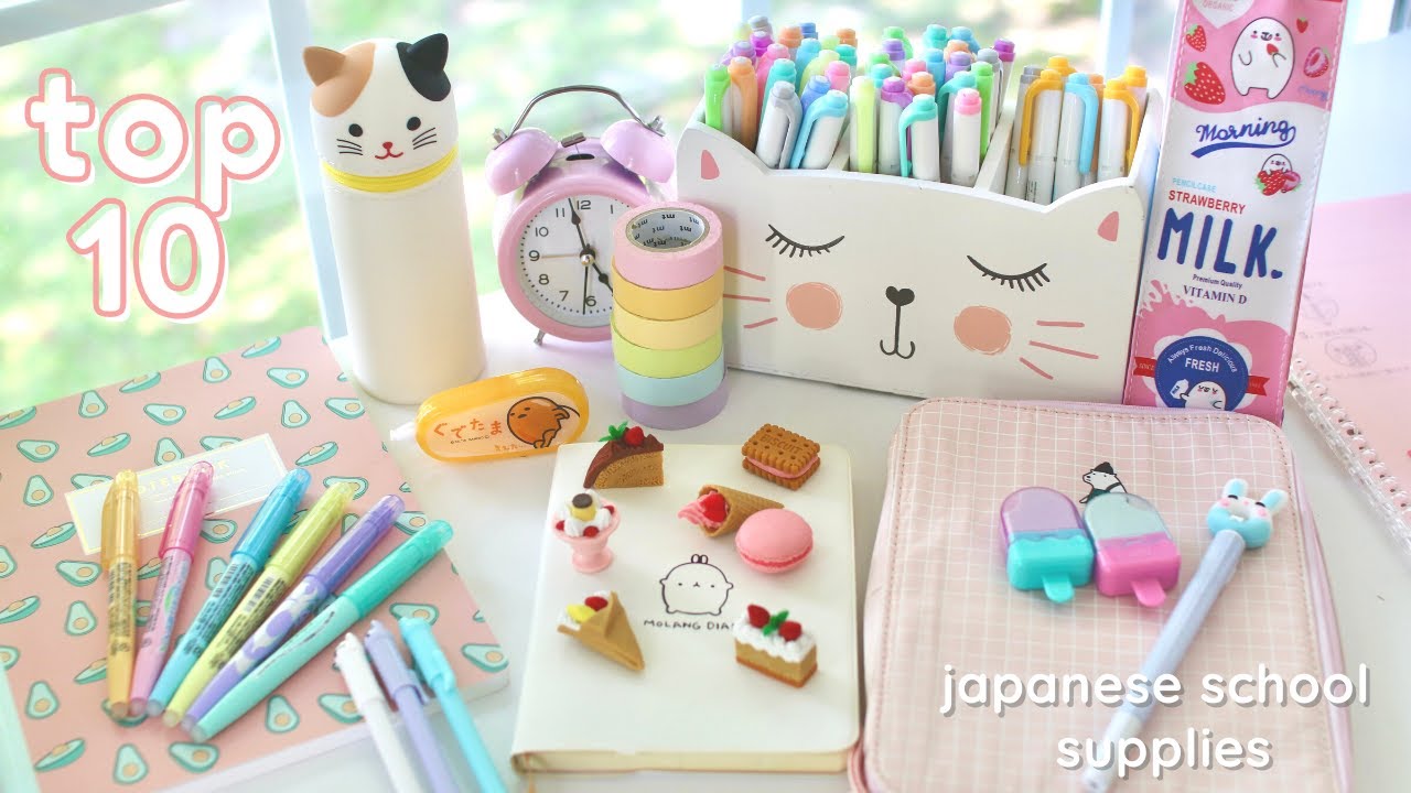 Top 10 Japanese Stationery You Didn't Know You Needed 🍰 - YouTube