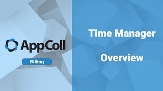 Time Manager - Overview