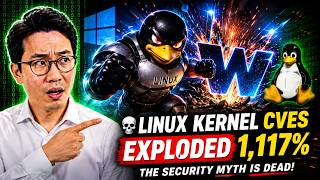 💀 Linux Kernel CVEs EXPLODED 1,117% — The Security Myth Is Dead!