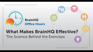 BrainHQ Office Hours: The Science Behind the Exercises