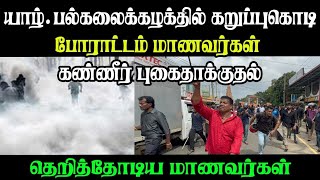 யாழ். பல்கலையில் கரிநாள்: போராட்டக்காரர்கள் மீது பொலிஸார் தாக்குதல்