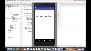Load and render HTML code into a WebView on Android