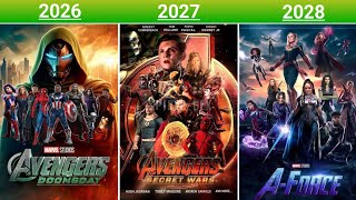 All Marvel And Dc Movies \u0026 Tv Shows Coming In (2025-2029)