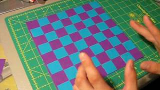 How to make a Duct tape checkerboard