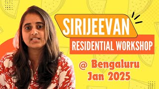 SIRI JEEVAN RESIDENTIAL PROGRAMME@ BENGALURU JAN 2025 #drsarala #khadarvali #wellness #millets