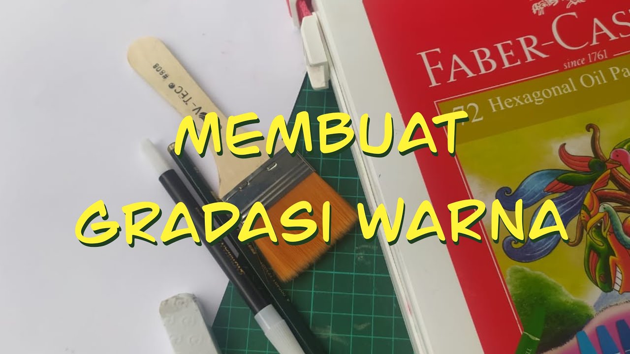 Video Tutorial Membuat Gradasi Warna Dengan Krayon - YouTube