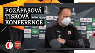 UEL | Tisková konference po vyřazení s Arsenalem