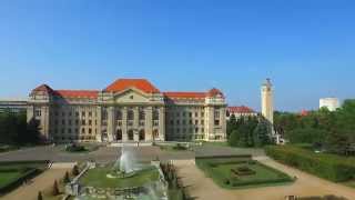 Bird's eye view of University of Debrecen