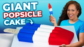 Revealing #1 MISTAKE I made with This Giant Rocket Popsicle Novelty Cake! | How to Cake It