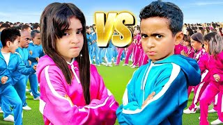 البنات ضد الأولاد أقوى تحدي بين ادم وايسل وجودي والكابيتانو مين اللي كسب اقوي تحدي🔥💪 ردة فعلهم 😭💔