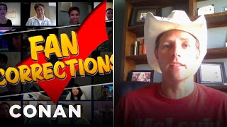 Fan Correction: Batteries Don't Go In Fire Detectors Like That! | CONAN on TBS