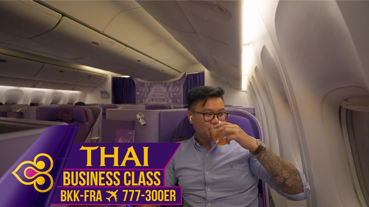 Thai Airways Business Class | Bangkok - Frankfurt | 777-300ER | Flight ...