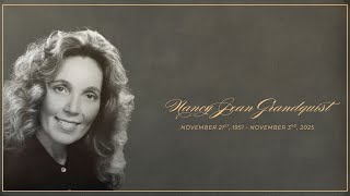 Nancy Grandquist - Celebration of Life - November 14, 2025